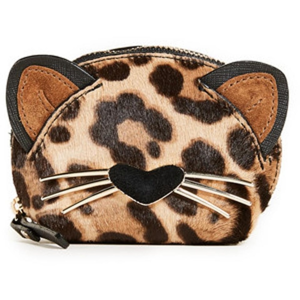 Kate Spade NWB Run Wild Leopard Coin Purse
